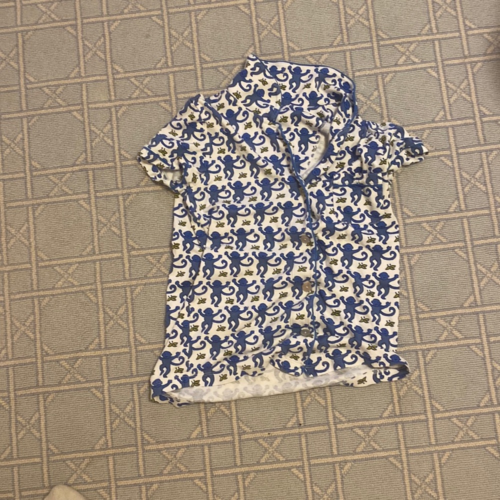 Roller Rabbit pajama top